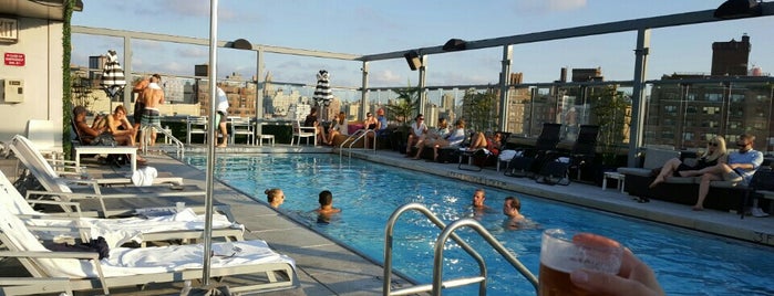 Gansevoort Meatpacking NYC is one of The 15 Best Places with a Swimming Pool in New York City.