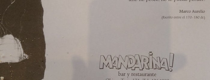 Mandarina! is one of almuerzo cena.