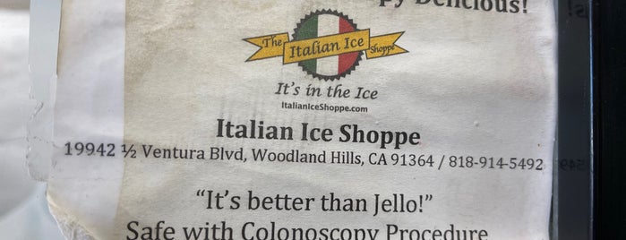 Italian Ice Shoppe is one of LA.