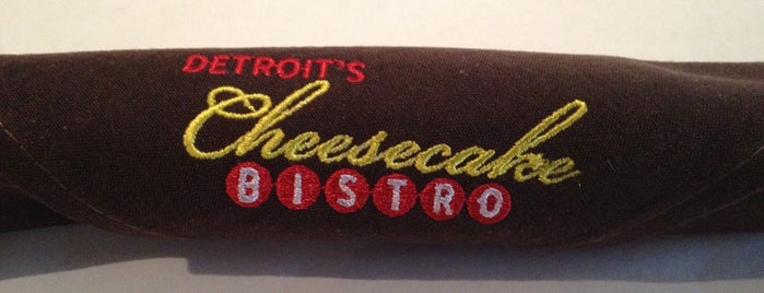 Detroit's Cheesecake Bistro is one of My places.
