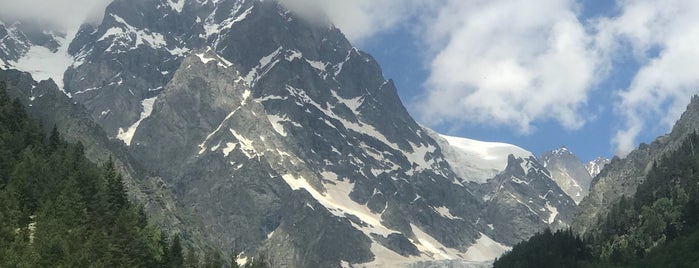 Enguri glacier is one of Georgia - the country not the state!.