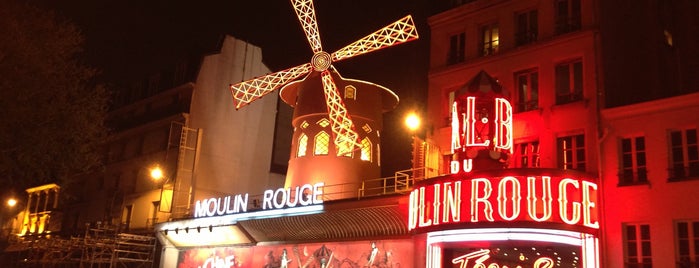 Moulin Rouge is one of Paříž.