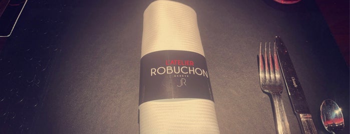 L’atelier Robuchon is one of Geneve.