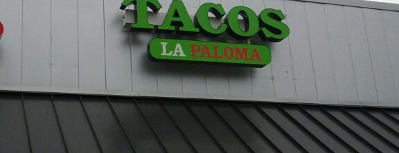 Tacos la Paloma is one of Tempat yang Disukai David.