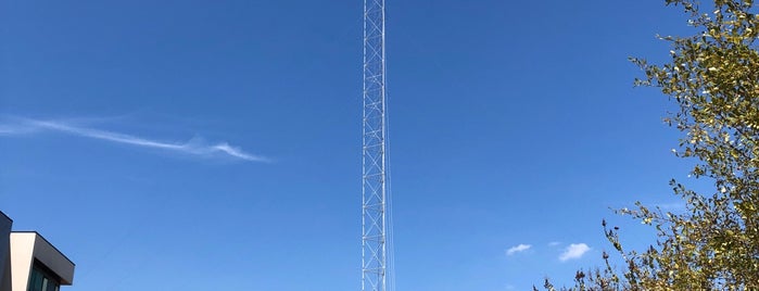 Moonlight Tower (11th & Trinity) is one of Austin's Moonlight Towers.