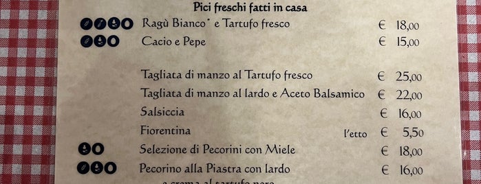 Baccus L'Osteria is one of Tuscany.