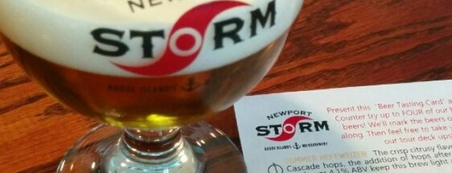 Newport Storm Brewery is one of Rhode Island Breweries.