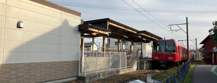 Tamanoi Station is one of 名古屋鉄道 #1.