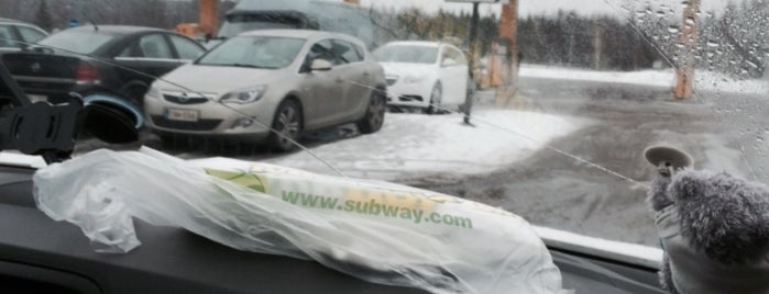 Subway is one of The usuals.
