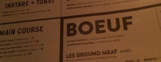 Le Bar A Boeuf is one of Cin.