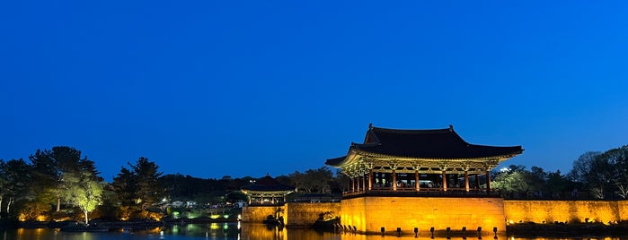 Donggung Palace and Wolji Pond in Gyeongju is one of South korea.