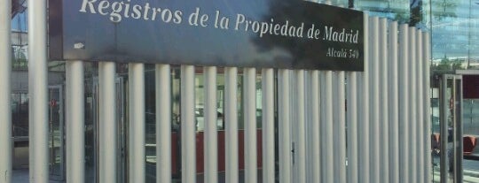 Registros de la Propiedad de Madrid is one of Madrid: Administración Pública.