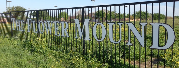 The Flower Mound is one of Other Checkins to do.