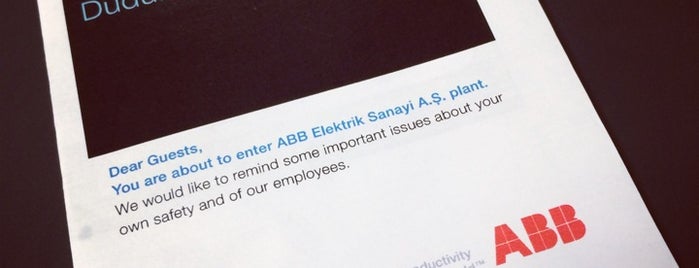 ABB Elektrik Sanayi A.Ş. is one of Alperさんのお気に入りスポット.