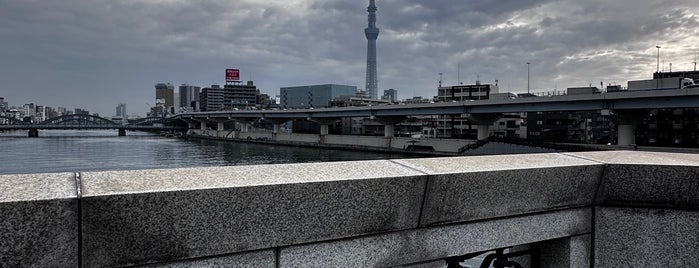 Kuramae Bridge is one of 渡った橋（東京都区内）.