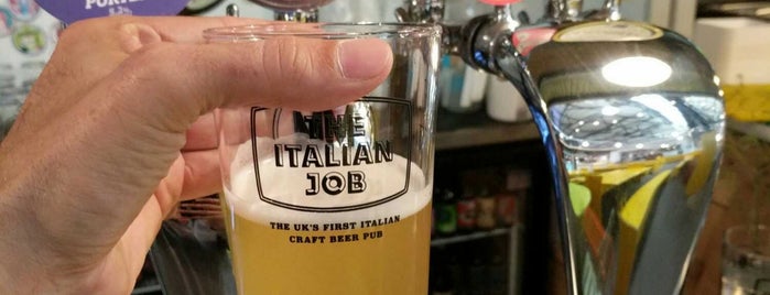 The Italian Job is one of London pubs.