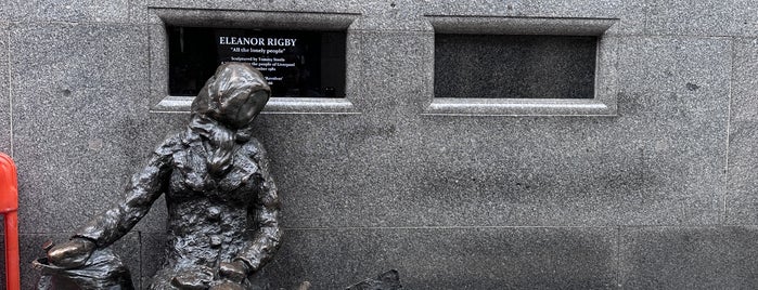 Eleanor Rigby Statue is one of Beatles pilgrimage.