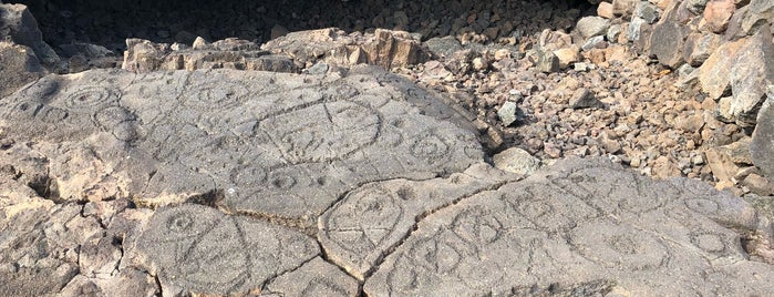 Waikoloa Petroglyph Field is one of Lugares favoritos de Adam.