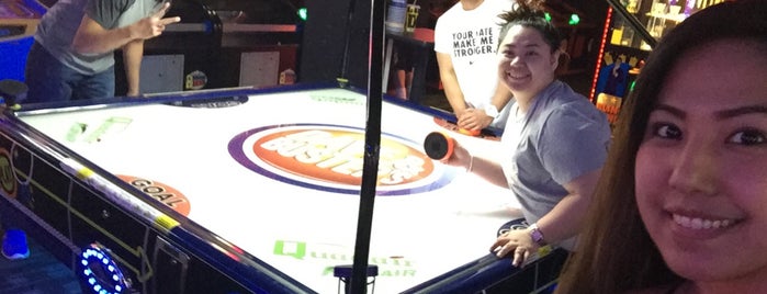 Dave & Buster's is one of Kris.