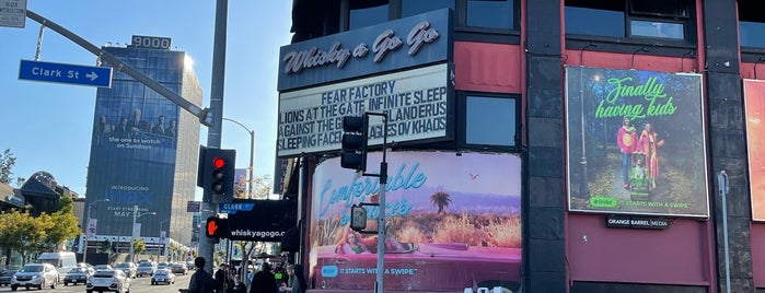 Whisky a Go Go is one of Los Angeles.