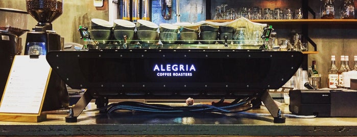 ALEGRIA COFFEE ROASTERS is one of Jae Eun's Saved Places.