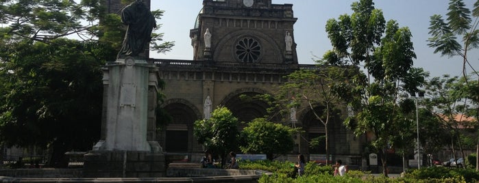 Cathedral-Basilica of the Immaculate Conception of Manila (Manila Cathedral) is one of Metro Manila Landmarks.