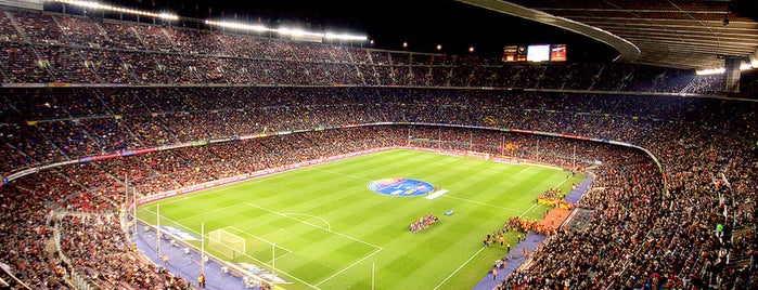 Camp Nou is one of Barcelona.