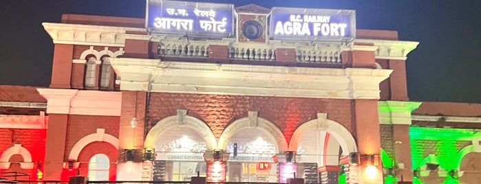 Agra Fort Railway Station is one of IND.