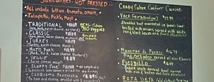 The Crazy Cuban is one of New places to grub!.