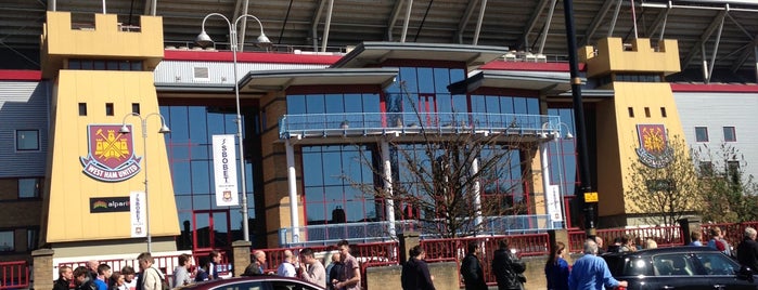 Boleyn Ground (Upton Park) is one of Football grounds visited.