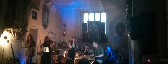 St Pancras Old Church is one of London gig venues.