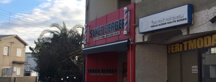 Soner Barber Shop is one of Tempat yang Disukai Orhun.