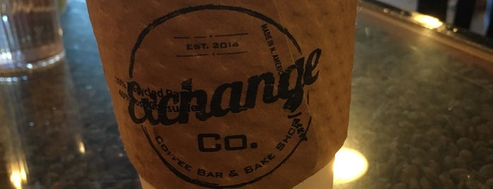 Exchange Co. Coffee Bar is one of To Try.