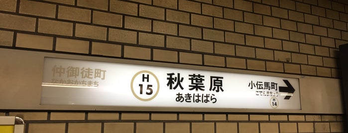 Hibiya Line Akihabara Station (H16) is one of ロケーション.