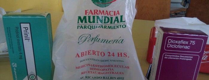 Farmacia Mundial Parque Sarmiento is one of Locais curtidos por Alejandro.