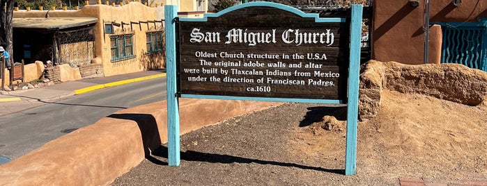 San Miguel Mission is one of West Coast Sites - U.S..