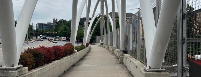 Peachtree Street Bridge is one of Atlanta area highways and crossings.