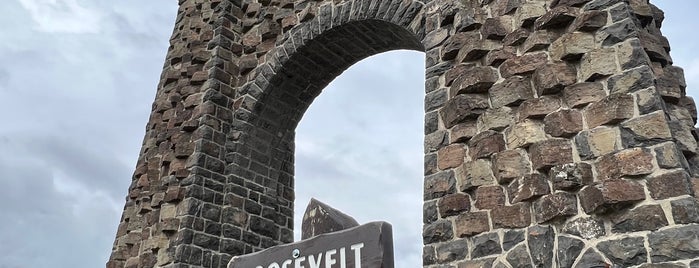 Roosevelt Arch is one of Adventures Out West.