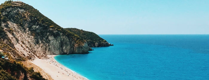 Milos Beach is one of Lefkada.