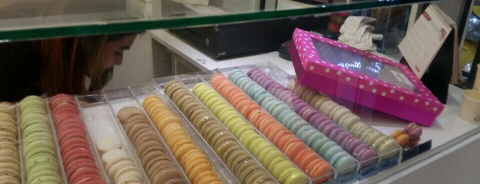 The Macaron Boutique is one of places to eat.