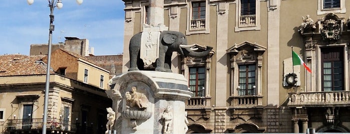 Fontana dell'Elefante - u Liotru is one of Catania.