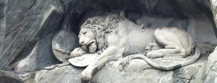 Löwendenkmal | Lion Monument is one of Lucerne.