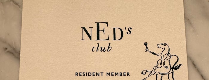 The Ned Hotel is one of Winter 2022 🌴🎄⚽️.