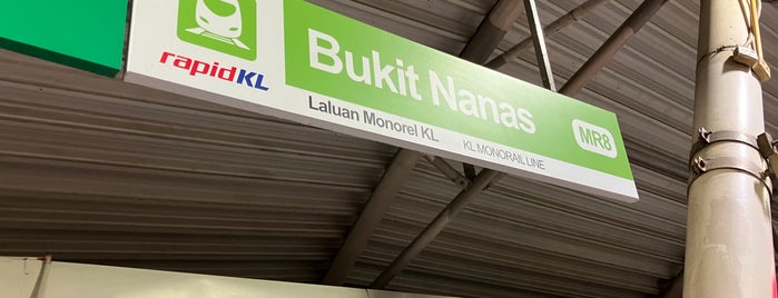 RapidKL Bukit Nanas (MR8) Monorail Station is one of Transport Stations.
