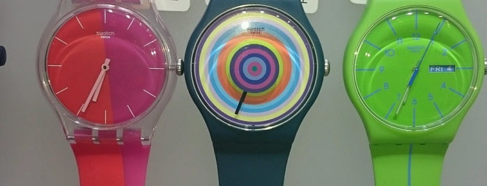 Swatch is one of MorumbiShopping.