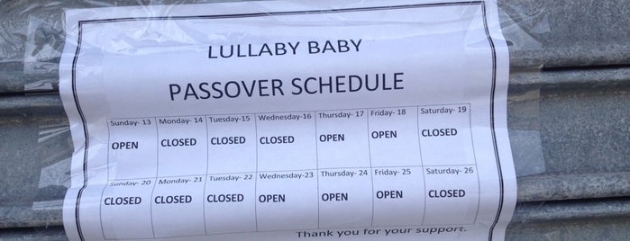 Lullaby Baby is one of Michael'in Beğendiği Mekanlar.