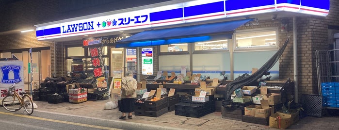 Lawson Three F is one of 世田谷区目黒区コンビニ.