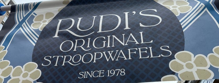Rudi's Original Stroopwafels is one of Amsterdã.