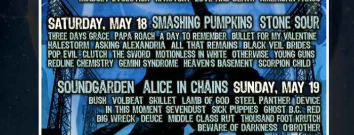 Rock On The Range is one of Favorite Places.