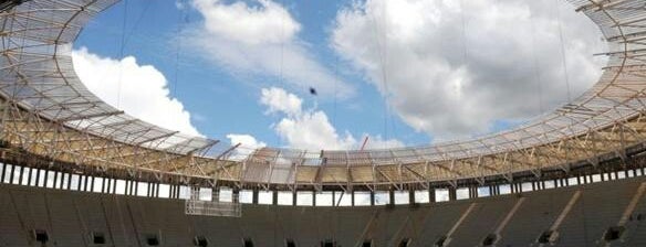Estádio Nacional de Brasília Mané Garrincha is one of 2014 FIFA World Cup Stadiums.